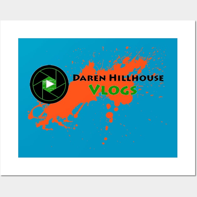 Paint Splatter Wall Art by DarenHIllhouseVlogs